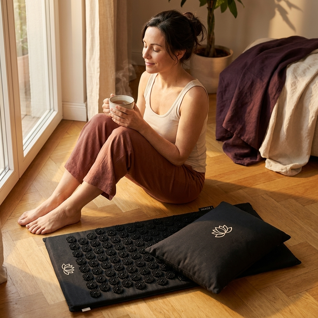 Le Set Rituel · Tapis & Coussin d'acupression — benefit_2