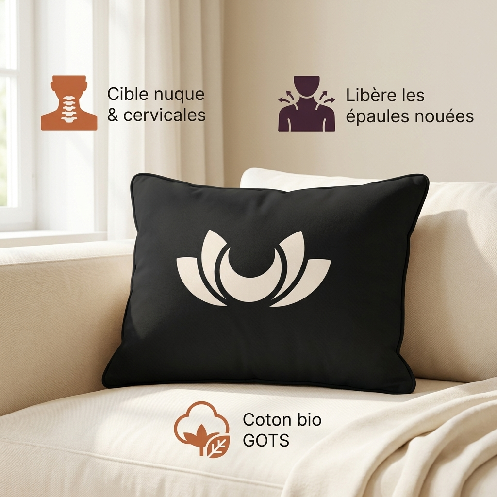 Le Coussin d'acupression · Nuque & cervicales — benefits